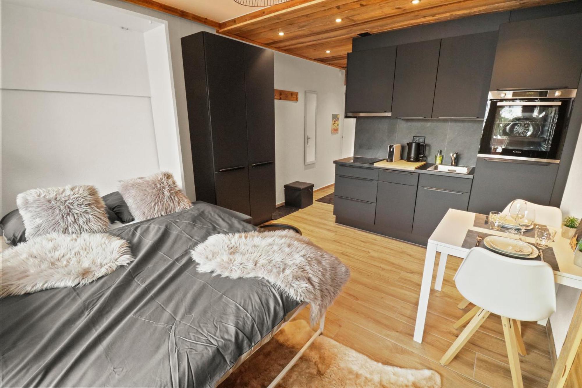 Joli Studio Avec Parking Gratuit Crans-Montana Exterior photo